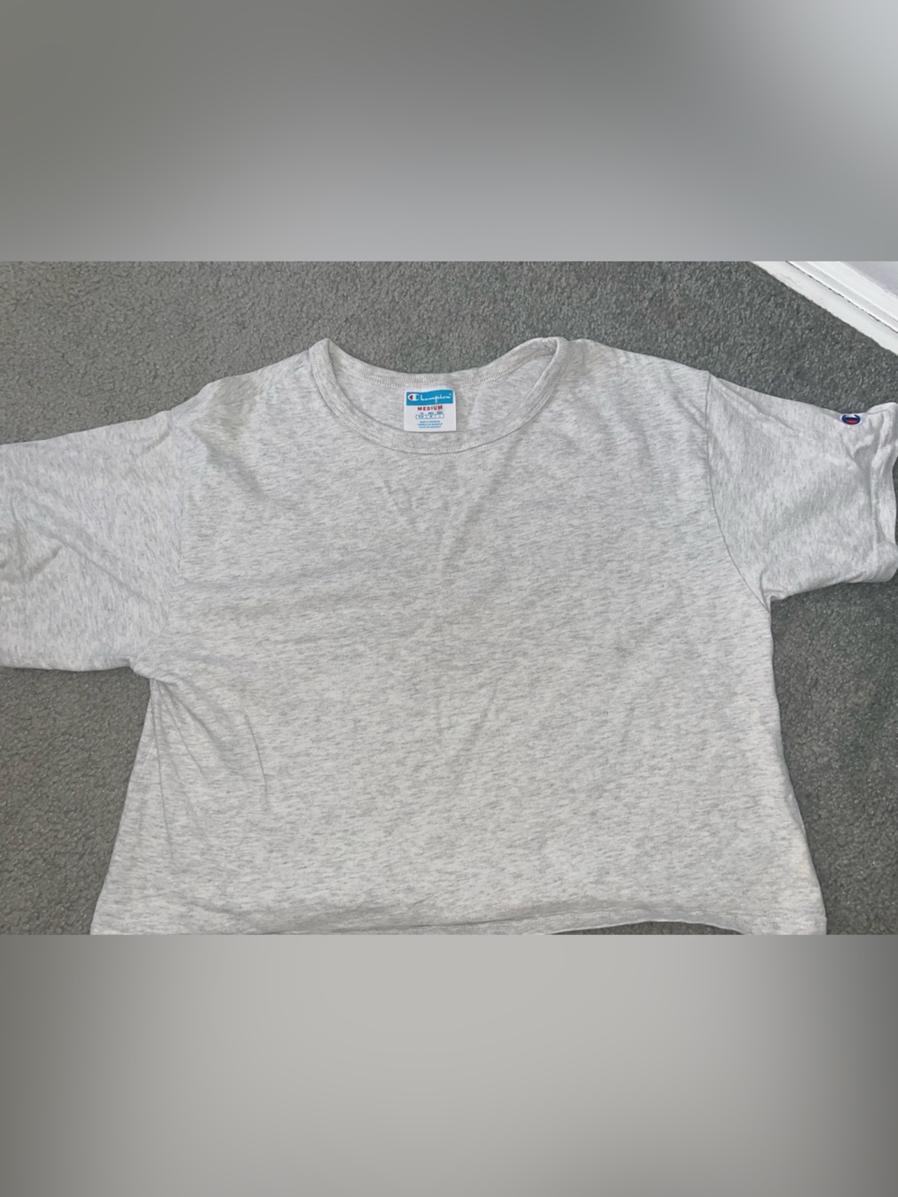 Champion Kids Light Heather Gray Short Sleeve Tee